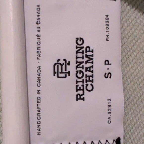 REIGNING CHAMP mint lightweight crewneck sweater - size small - Picture 3 of 9